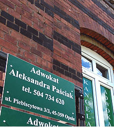 Kancelaria Adwokacka Szyld